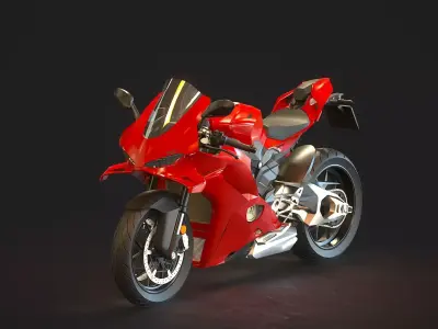 Base model  Ducati Panigale 2025 3D model