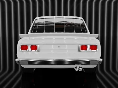 Nissan Skyline GT-R 1968-1972 3D model