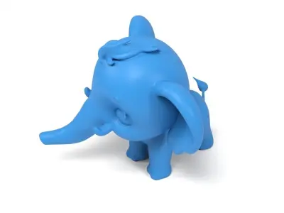 Little elephant 3D print model purchase