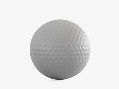 Golf Ball 2K Resolution  Low-poly 3D model
