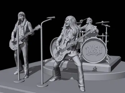 Alex Lifeson - Rush 3D printing 3D print model