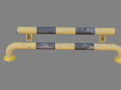 pipes Low-poly 3D model