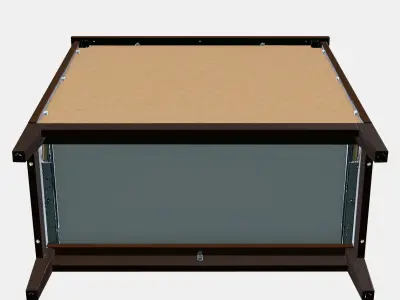 IDANAS Chest of 4 drawers 1 Low-poly 3D model