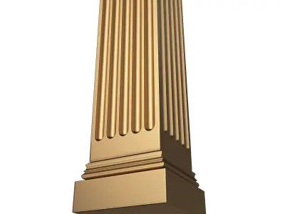 Column Capital 01202 Low-poly 3D model