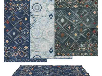 Rugs No 103 Low-poly 3D model