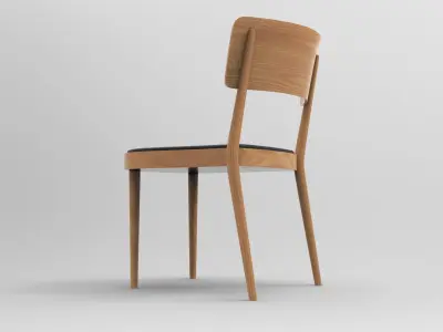 Paki Chair Low-poly 3D model
