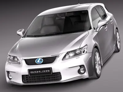 Lexus CT 200h 2012 3D model
