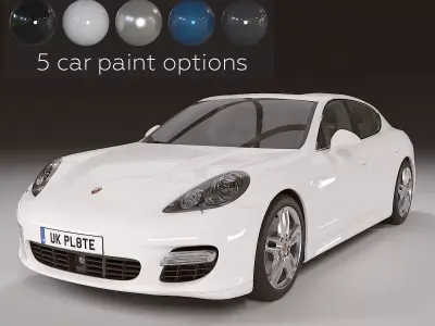 Porsche Panamera Turbo 3D model