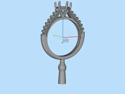 gold ring code 26 3D print model