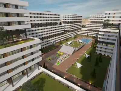 Complex Building  3D model