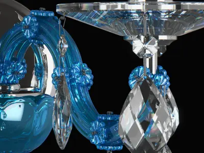 698625 ChampaBlu Osgona Sconce 3D model