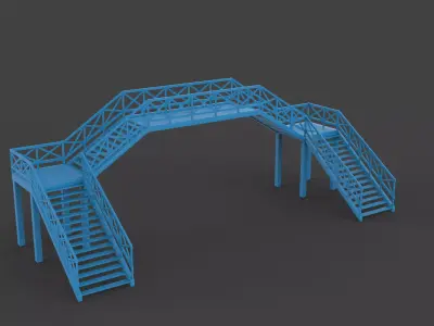 Railway Bridge 3D model