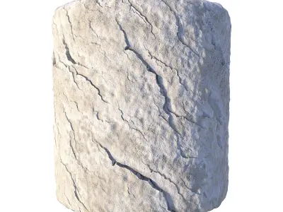 Clif White Wall Texture 3D model