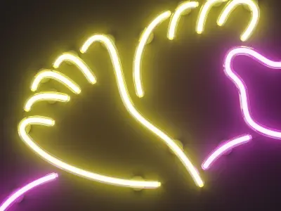 Neon Set 14 3D model