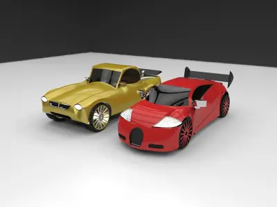 Vintage car Free 3D model