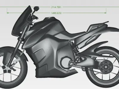 KTM Super Duke Redesigned 3D print model