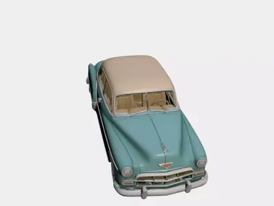 1950s Early Vintage Classic Sedan 3D model 3D model