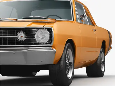  Dodge Dart 1968 3D model
