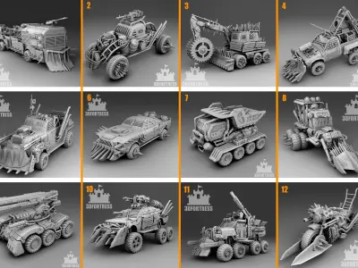 Mad World 3D Model Pack