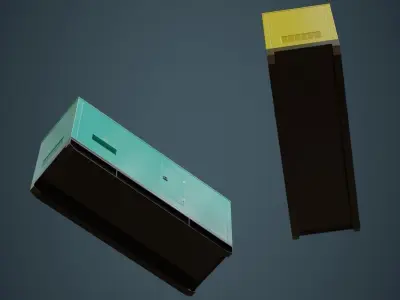 Generator 2A Low-poly 3D model