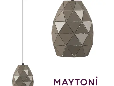 Pendant Louvre MOD199-PL-03-G Maytoni Modern Free 3D model