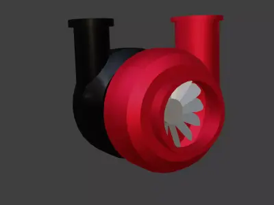 Engine Turbo 3D model