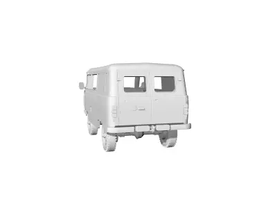 UAZ3741 toy van 3D print model