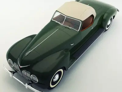 ZIS 101a sport 3D model