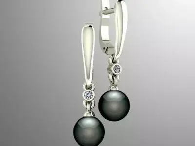 Earrings 46 3D print model