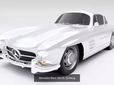 Mercedes Benz Car Collection 3D Model Pack