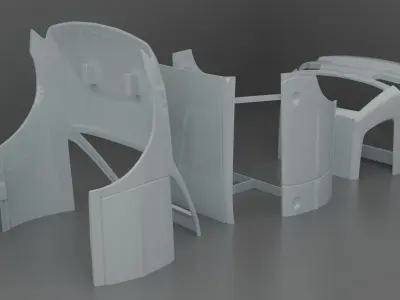 2008 Mitsubishi Pajero Sport  3D print model