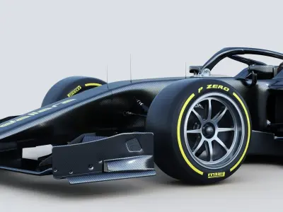 Dallara F2 2021 3D model
