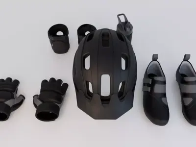 Cycling Accessories 3D model