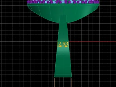 Vintage Style Oval Blue SAPPHIRE RING 3D PRINTABLE MODEL 3D print model