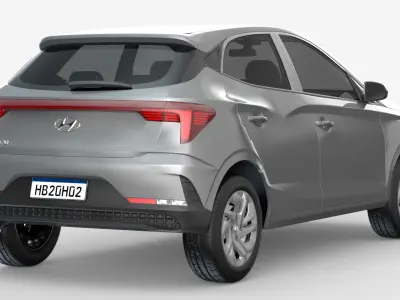 Hyundai hb20 2024 Sense 3D model