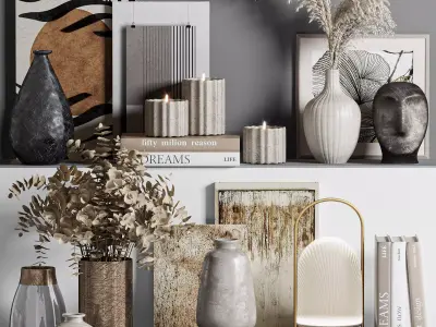 decirative set 33 3D model