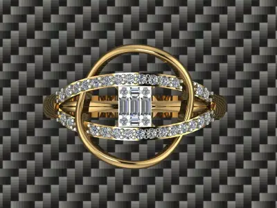 ladies ring 3D print model purchase