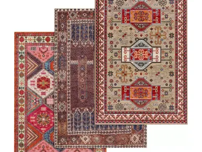 Rug Set 1625 3D model