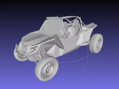 3D printable and realistic Buggy model 3D print model