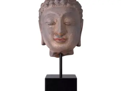 Head of Buddha 2 3D model