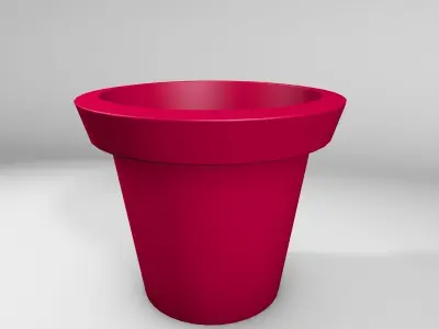 pots planted Free 3D model