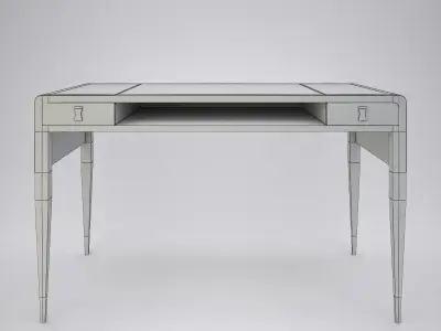 Luxurious Writing Desk - Rubelli Casa Rio Novo 3D model