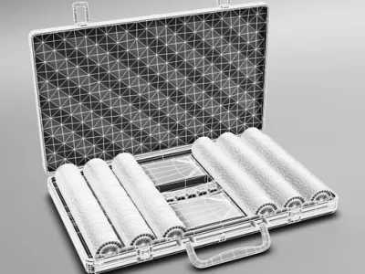 Poker case 3D model