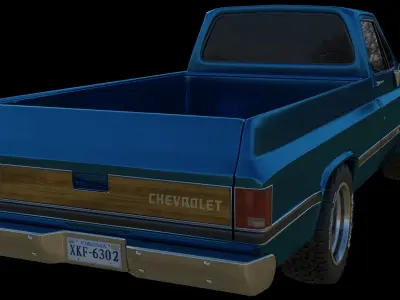 Chevrolet 3D car  Low-poly 3D model
