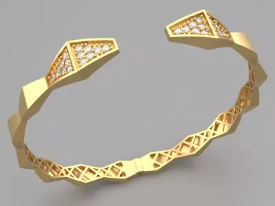 Bracelet Snake R-001 3D print model