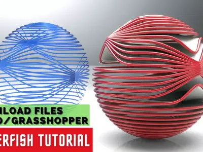 Parametric Design Pufferfish Grasshopper Rhino 3d Download 3D model