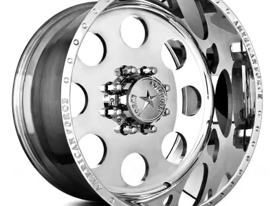 american force wheel 3D model