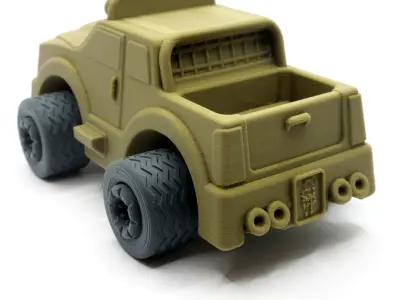 3D Printable Heavy Pick-UP - Supportless 3D print model