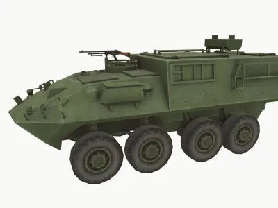 LAV Bison Low-poly 3D model