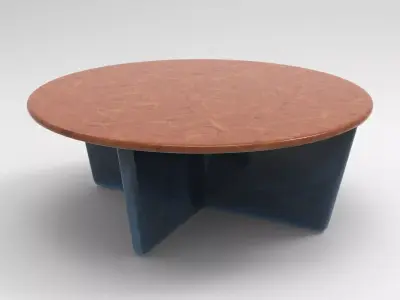 Okuy Side Table Low-poly 3D model